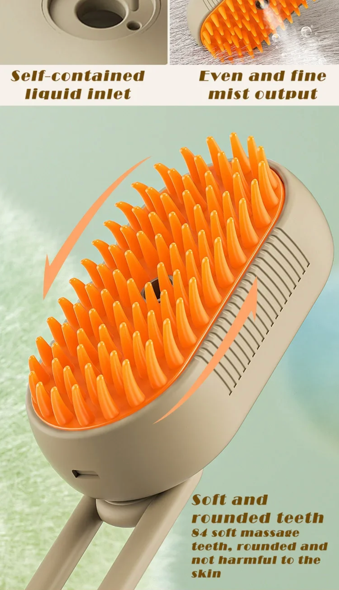 SooKaring Steamer Cat & Dog  Brush